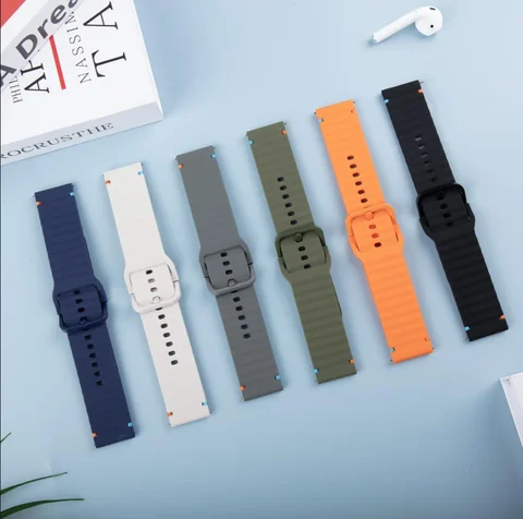 S318cb2bf1e574d4eb9a6b6acca215a058_480x480 Silicone Watch Strap CMF Watch Pro 2 Sport Wristbs Bracelet Correa CMF by Nothing Watch Pro 2 Replacement Accessories (New) - Image 1