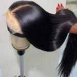 300% 13x6 HD Lace Frontal Wig 100% Raw Human Hair Straight Lace Front Wig 30 36 Inch 5x5 HD Lace Glueless Wig No Glue Human Hair (New)