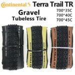 Continental Terra Trail 700c Tubeless Ready tire Cyclocross Gravel 700x40/45c Road bike Folding TLR Tyre Brown (New)