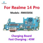 14Pro Charging Board Dock Connector USB Plug Type C Charger Port Tail Flex Cable Board Realme 14 Pro Replacement Parts (New)