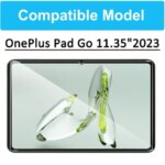 Screen Protector OnePlus Pad Go 1135 inch 2023 HD 9H Hardness Anti Scratch Transparent Tempered Film One Plus Pad Go (New)