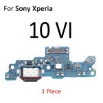 USB Charging Port Connector Board Parts Flex Cable With Mic Sony Xperia Pro I 10 II III Lite Plus V VI IV Repair Parts (New)