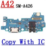 USB Charge Port Jack Dock Connector Charging Board Samsung Galaxy A42 5G SM-A426B A426U Motherboard Main Flex Cable (New)