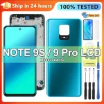 AMOLED Display Xiaomi Redmi Note 9S Lcd M2003J6A1G Display Touch Screen with Frame Redmi Note 9 Pro Screen Replacement Bangladesh (New)