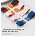 20/22mm Magnetic Silicone Strap for OnePlus Watch 3 2 2R Bracelet Wristband for OnePlus Watch 46mm/OPPO Watch X/X2/4 Pro Correa (New)