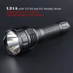 Convoy L21A with luminus sst40 copper DTP board and ar-coated inside Temperature protection management up to 2300lm (New)