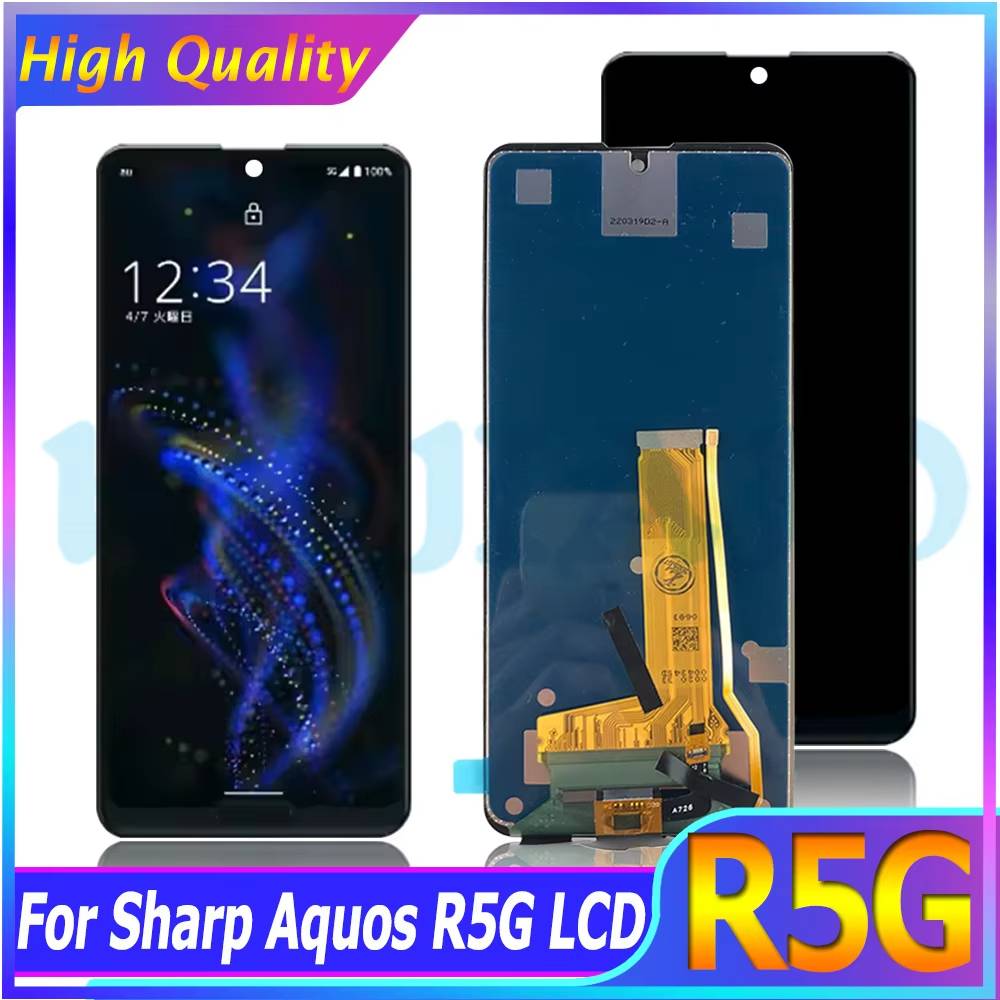 6.4" LCD For Sharp Aquos R5G LCD Display Screen Touch Panel Assembly Digitizer For Sharp Aquos R5 Screen Replacement 6.4" LCD For Sharp Aquos R5G LCD Display Screen Touch Panel Assembly Digitizer For Sharp Aquos R5 Screen Replacement