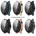 Screen Glass Protector Case For Xiaomi watch S1 Pro Smartwatch PC Hard Edge Protective Cover Xiaomi S1 Pro Bumper Accessories (New)