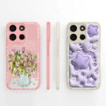 Itel A60 S A60S Phone Case Lovely Flowers Silicone Back Cover Casing Shell ItelA60S Fundas Coque Bumper Capa 66 inches (New)