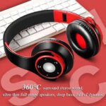 Colorful Stereo Audio Mp3 Bluetooth Headset Wireless Headphones Earphone Support SD Card with Mic Play 20 Hours (New)