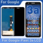 56' AMOLED TFT Google Pixel 3a 4G LCD Display Touch Screen Digitizer 3A G020A G020E LCD Replace Repair Assembly (New)