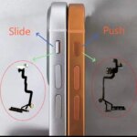 Power Volume Flash Switch Flex Cable iPhone XR to 17Pro Refitted Housing Modification Parts XR like 17pro Action Free Seal (New)