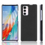 LG Wing 5G 2020 Case Pattern Litchi Skin PU Leather PC Book Cover LG Wing LGWing 5G 2020 5G Phone Case 68 inch (New)