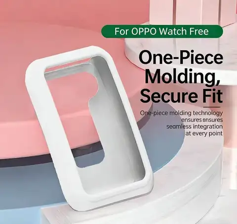 S34ef78d22cd74d74b2c6cbd481cc08cdV_480x480q75 oppo watch free Soft Protector Case Cover Edge Frame Shell Protect Bumper Silicone Case (New) - Image 1