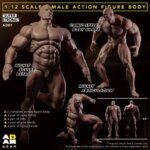 Muff Toys Adam 1/12 Male Strong Muscle Joint Body Ad01 6 Super Flexible Comic Soldier Action Figure Body Doll Gifts (New)