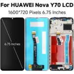 675 Original Huawei Nova Y70 LCD Display Touch Screen Digitizer Assembly Nova Y70 Plus MGA-LX9 Display Replace Repair (New)