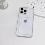 Shockproof Card Slot Pocket Phone Case For iPhone 18 17 16 15 14 13 12 11 Pro Xs Max 6 7 8 Plus Air 17e 16e Clear Wallet Cover (New)