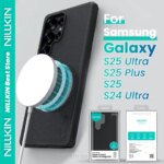 Nillkin Magnetic Case For Samsung Galaxy S25 Ultra S25 Plus S25 S24 Ultra Phone Case Magsafe Charging Pc+Tpu Anti-Scratch Cover (New)