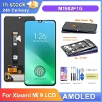 6.39” Super AMOLED Display Screen with Fingerprint Xiaomi Mi 9 Mi9 M1902F1G Lcd Display Touch Screen Digitizer Replacement Bangladesh (New)