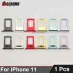 1/Lot Apple iPhone 11 SIM Card Tray Drawer Holder Single Dual Slot Replacement Parts Bangladesh (New)