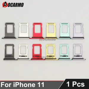 S35fc574fbead42cfbfe36de60a405b0aU_300x300q75 1/Lot Apple iPhone 11 SIM Card Tray Drawer Holder Single Dual Slot Replacement Parts Bangladesh (New) - Image 1