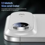 Metal Camera Lens Protector Tempered Glass Cover Ring Case Protection Back Lens Prevent Scratches iPhone 17 Air Bangladesh (New)