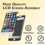 LCD Display iPhone 7 Plus 7P Screen Full Set Assembly Replacement Complete Touch Digitizer with Front Camera 100% Tested (New)