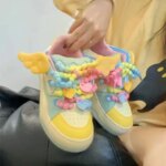 2026 New Womens Chunky Sneakers Fashion Sweet Casual Shoes Classic Round Head Board Shoes for Woman Designer Shoes Zapatos Mujer (New)