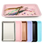 10 BackShell Stainless Steel Cosmetic Storage Tray Nail Art Equipment Plate Doctor Surgical Dental Tray False Nails Dish Tools Bangladesh (New)