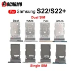 Single Dual SIM Card Samsung Galaxy S22 Plus S22+ Sim Tray Card Slot Holder Replacement Parts Bangladesh (New)