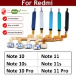 Xiaomi Redmi Note 10 10s 11 11s Pro Poco M4 Pro 4G 5G Home Button FingerPrint Touch ID Sensor Flex Cable Bangladesh (New)
