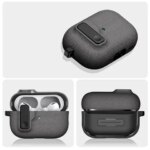 Protective Case AirPods Pro 2 Cover Luxury Earphone Cover Case Apple AirPods 4 3 Air Pods Shockproof Sleeve With Hook (New)