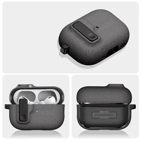 S3683966b05174e6ea174bc56f3a18348u_480x480q75 Protective Case AirPods Pro 2 Cover Luxury Earphone Cover Case Apple AirPods 4 3 Air Pods Shockproof Sleeve With Hook (New) - Image 1