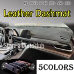 Leather Dashmat Suede Dashboard Cover Pad Dash Mat Carpet Car Accessories For Toyota Crown S230 S236 S232 S238 2023 2024 2025 (New)