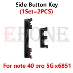 Infinix Note 40 Pro Plus 4G X6850 5G X6851 X6851B Power Button ON OFF Volume Up Down Side Button Key Bangladesh (New)