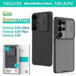 Nillkin For Samsung Galaxy S26 Ultra S26 Plus S26 Phone Case TPU+PC Lens Slider Full Coverage Four Corner Airbag Hard Back Shell (New)