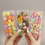 Baby Girls Small Tie Head Rope Childrens Rubber Band Does Not Hurt Hair Elastic Hair Bands Kids Hair Chirp Scrunchies Headdress (New)