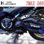 FLAWLESSTI Gr5 Titanium Bolt Windshield Handle Bar Mirror Lever Front Fork Fender Bolt For Yamaha Tmax 560 530 2015-2024 (New)
