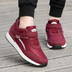 Womens Sneakers New Breathable Mesh Soft Sole Outdoor Casual Anti Slip Lightweight Walking Shoes (New)
