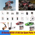 ZD Racing MT09 1/9 RC Car Spare Parts Car Shell Tires Motor ESC Gear Light Fan Combination Device Link 2 (New)