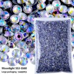 BOBOHOO Moonlight Hotfix Bulk Wholesale SS3-SS30 Glitter Glass Flatback Rhinestones Stone Crystals For Fabric Clothes Dress (New)