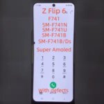 With defects 6.7 AMOLED Samsung Galaxy Z Flip6 LCD F741B F741U Display Screen Assembly Samsung Z Flip 6 LCD Replacemen. Bangladesh (New)