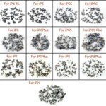 Full Screws Set For iPhone 12 13 14 Plus Pro Max Mini SE2 With 2x Bottom Screws Kit Repair Replacement Parts Phone Accessories (New)