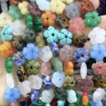 14MM Natural Stone Flower Shape Tiger Eye Agates Quartz Aventurine Spacer Beads Diy Necklace For Jewelry Making Accessories (New)