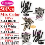 50Pcs Back Cover Bottom Screws iPhone 15 14 11 12 Pro Max XS XR 7 8 Plus Pentalobe Bottom Dock Repair Screw Part Accessories (New)