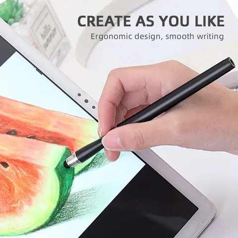 S390e8c24022942be8ea46ab189d67e66R_480x480q75 2in1 Stylus Pen Universal Drawing Tablet Capacitive Screen Touch Pens Mobile roid Phone Smart Pencil Accessories (New) - Image 1