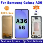 A36 Display Samsung Galaxy A36 LCD Display Touch screen digitizer Galaxy A36 5G A366E A366E/DS A366B LCD Display replace Bangladesh (New)