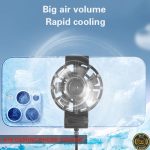 X16 Mobile Cooler For Gaming Universal Size Mini Cooling Fan for All Gaming Phone