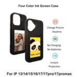 NFC Funda Digital Phone Cover iphone 17 16 15 14 13 e Pro Max E ink Screen Case NFC Cases with Protector Coque Battery Free Bangladesh (New)