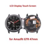 AMOLED LCD Display Touch Screen Huami Amazfit GTR 47mm A1901 A1902 Digitizer Assembly with Frame Repair Replacement Parts Bangladesh (New)